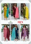 Fiza Vol 6 By Vaniska Roman Silk Kurti With Bottom Dupatta 